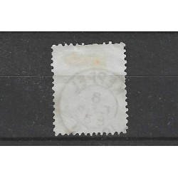 Nederland 24  Willem III  "KEPPEL1883" kleinrond VFU/ gebr  CV 25+ €