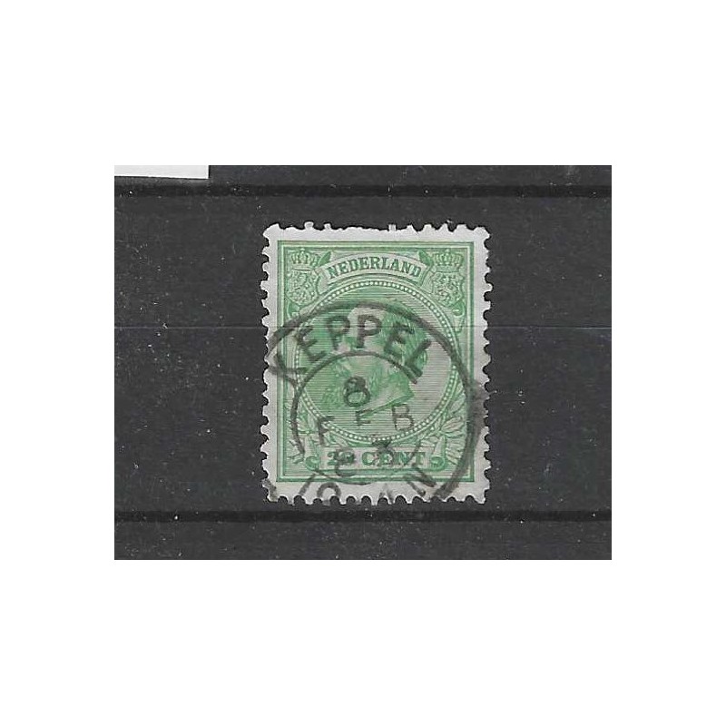 Nederland 24 Willem III "KEPPEL1883" kleinrond VFU/ gebr CV 25+ € Nederland 24 Willem III "KEPPEL1883" kleinrond VFU/ gebr CV 25+ €