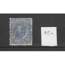 Nederland 19  Willem III  "LEEUWARDEN-STN 1882" kleinrond VFU/ gebr  CV 45+ €