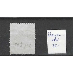 Nederland 22  Willem III  "BERGUM 1885" kleinrond VFU/ gebr  CV 35+ €
