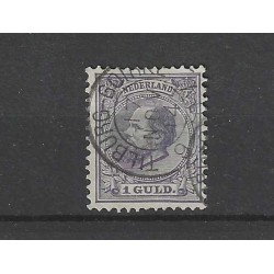 Nederland 28 Willem III  "TILBURG-GOIRKE 1894" kleinrond VFU/ gebr  CV 55+ €