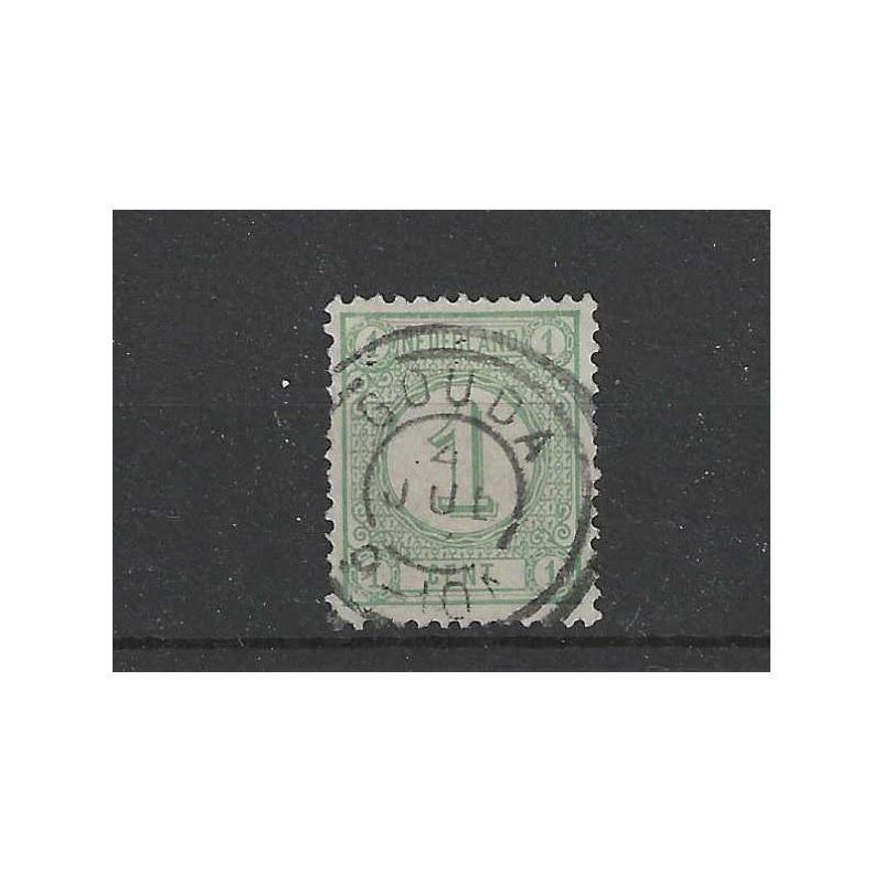 Nederland 31 Cijfer met "GOUDA" dubbelring stempel VFU/ gebr CV 20 € Nederland 31 Cijfer met "GOUDA" dubbelring stempel VFU/ gebr CV 20 €