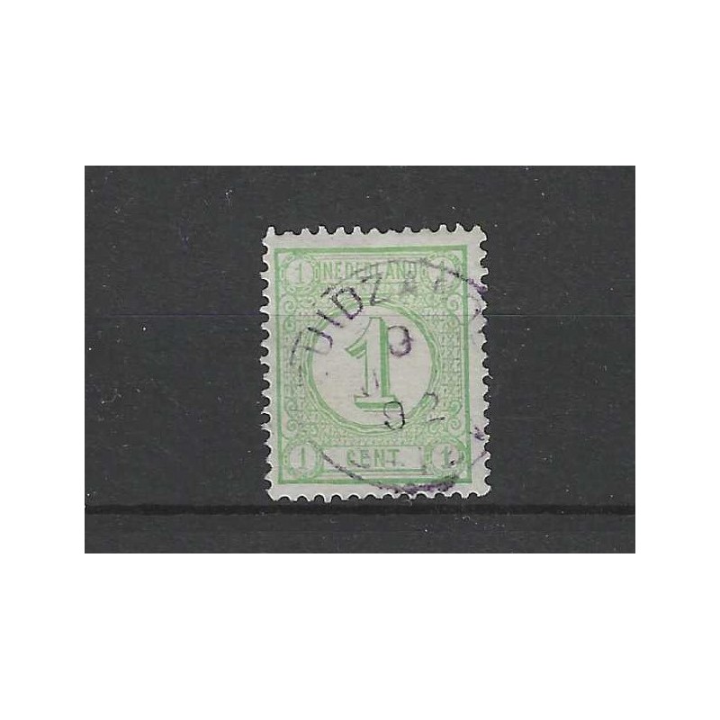 Nederland 31 Cijfer met "ZUIDZANDE 1892" kleinrond paars VFU/ gebr CV 25+ € Nederland 31 Cijfer met "ZUIDZANDE 1892" kleinrond paars VFU/ gebr CV 25+ €