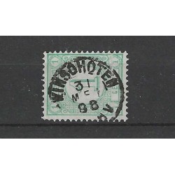 Nederland 31  Cijfer  met "WINSCHOTEN 1896" kleinrond  VFU/ gebr  CV 5++ €
