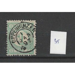 Nederland 31  Cijfer  met "OPPENHUIZERN 1897" kleinrond  VFU/ gebr  CV 35++ €