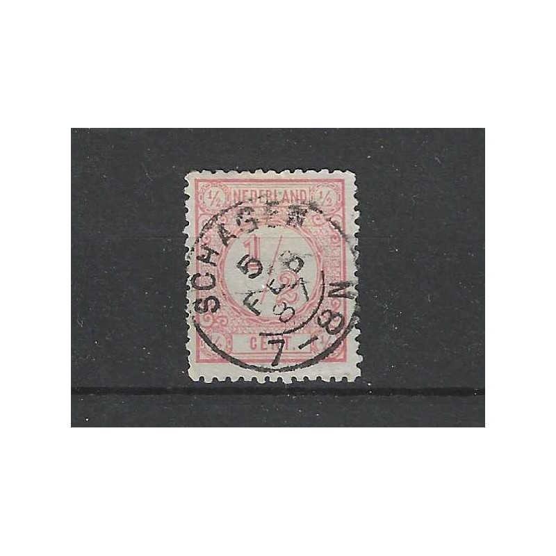 Nederland 30 Cijfer met "SCHAGEN 1887" kleinrond VFU/ gebr CV 5++ € Nederland 30 Cijfer met "SCHAGEN 1887" kleinrond VFU/ gebr CV 5++ €