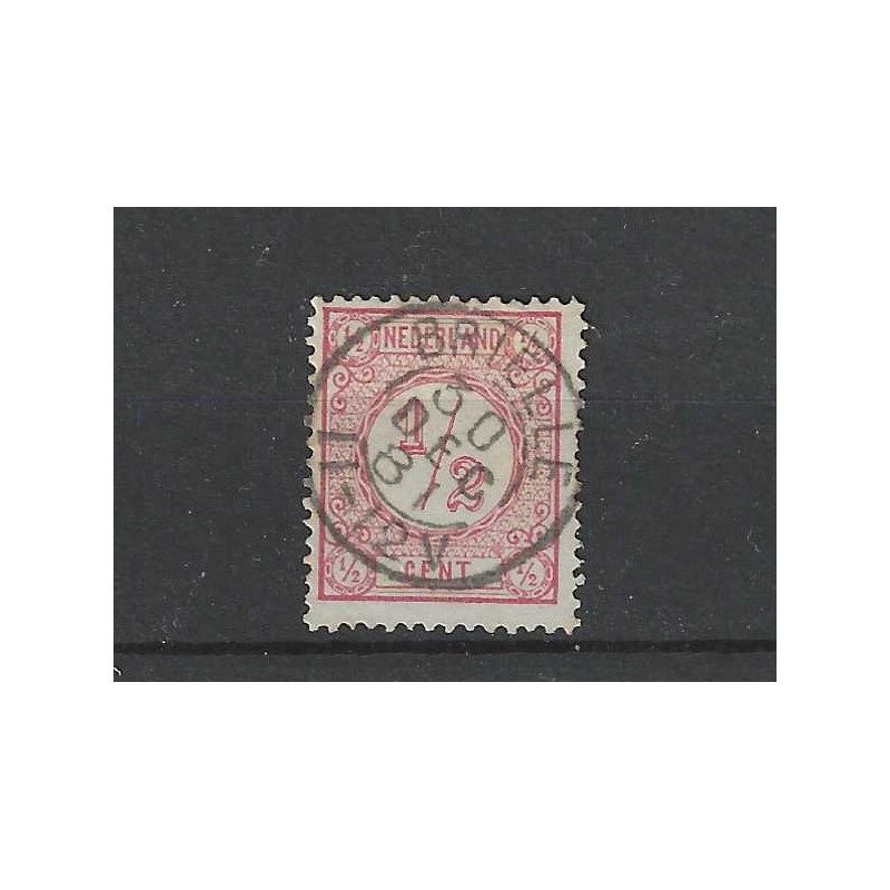 Nederland 30 Cijfer met "BRIELLE 1881" kleinrond VFU/ gebr CV 5++ € Nederland 30 Cijfer met "BRIELLE 1881" kleinrond VFU/ gebr CV 5++ €