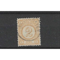 Nederland 32  Cijfer  met "BODEGRAVEN 1892" kleinrond  VFU/ gebr  CV 10++ €