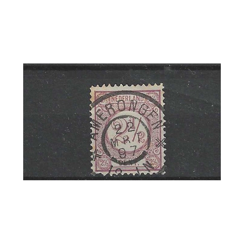 Nederland 33 Cijfer met "AMERONGEN 1897" grootrond VFU/ gebr CV 5++ € Nederland 33 Cijfer met "AMERONGEN 1897" grootrond VFU/ gebr CV 5++ €