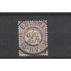 Nederland 33  Cijfer  met "BOLSWARD 1898" grootrond  VFU/ gebr  CV 5++ €