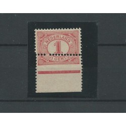 NEDERLAND 51 "MISPERFORATIE"  randzegel  MH/ongebr  CV ?? € met BEFUND