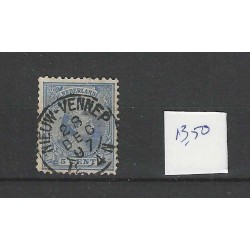Nederland 35 Wilhelmina "NIEUW-VENNEP 1897" kleinrond VFU/gebr CV  15+ €