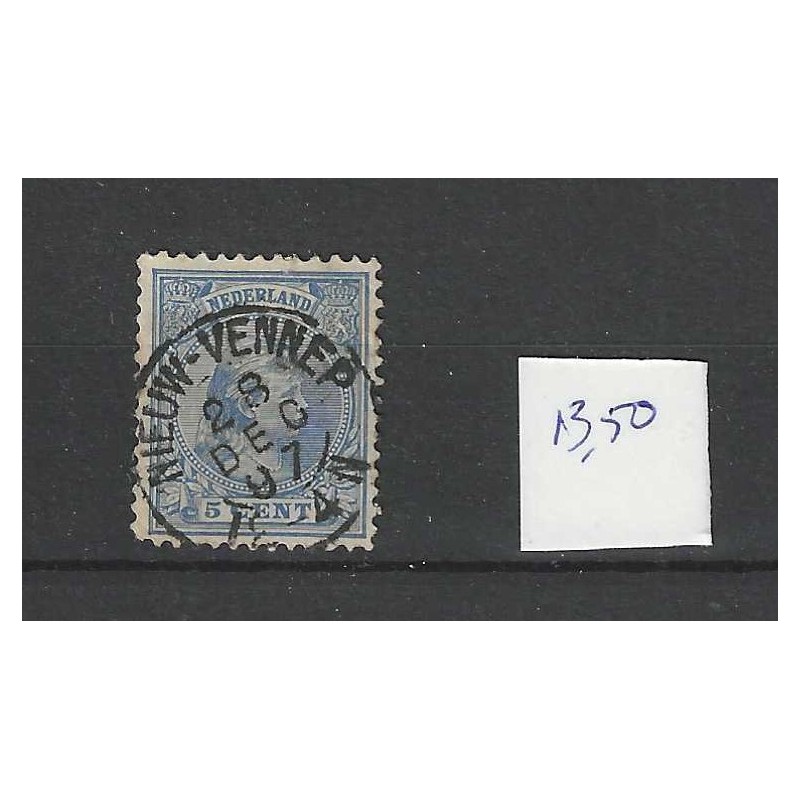 Nederland 35 Wilhelmina "NIEUW-VENNEP 1897" kleinrond VFU/gebr CV 15+ € Nederland 35 Wilhelmina "NIEUW-VENNEP 1897" kleinrond VFU/gebr CV 15+ €