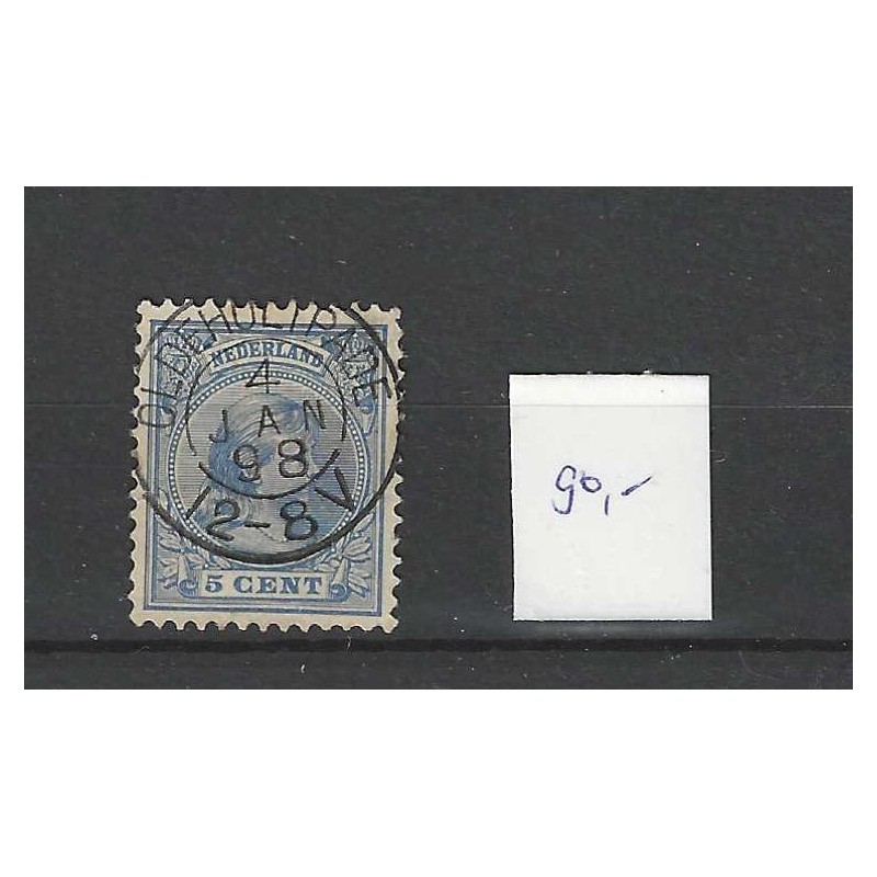 Nederland 35 Wilhelmina "WEURT 1898" kleinrond VFU/gebr CV 19+ € Nederland 35 Wilhelmina "WEURT 1898" kleinrond VFU/gebr CV 19+ €
