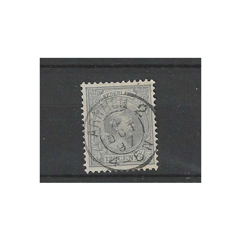 Nederland 38 Wilhelmina "ARNHEM-2 1897" kleinrond VFU/gebr CV 7++ € Nederland 38 Wilhelmina "ARNHEM-2 1897" kleinrond VFU/gebr CV 7++ €
