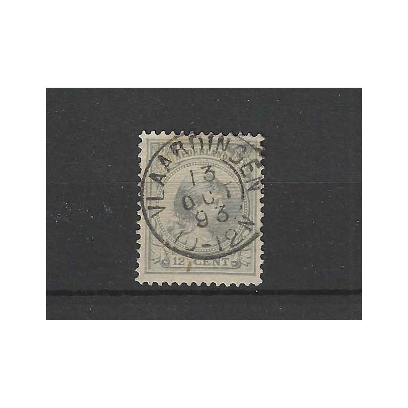 Nederland 38 Wilhelmina "VLAARDINGEN 1893" kleinrond VFU/gebr CV 7++ € Nederland 38 Wilhelmina "VLAARDINGEN 1893" kleinrond VFU/gebr CV 7++ €