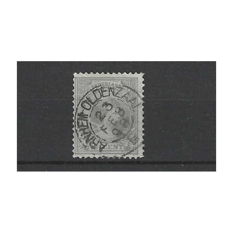 Nederland 38 Wilhelmina "ARNHEM-OLDENZAAL-E 1898" kleinrond VFU/gebr CV 10++ € Nederland 38 Wilhelmina "ARNHEM-OLDENZAAL-E 1898" kleinrond VFU/gebr CV 10++ €