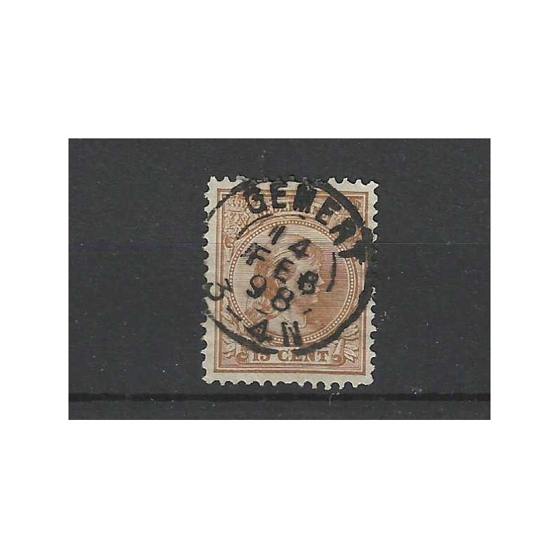 Nederland 39 Wilhelmina "GEMERT 1898" kleinrond VFU/gebr CV 10++ € Nederland 39 Wilhelmina "GEMERT 1898" kleinrond VFU/gebr CV 10++ €