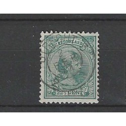 Nederland 41 Wilhelmina "UTRECHT-3 1894" kleinrond VFU/gebr CV  30++ €