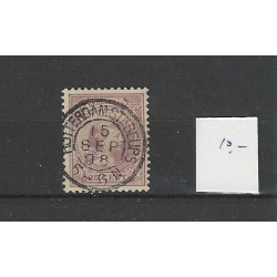Nederland 42 Wilhelmina "ROTTERDAMSTN-BEURS 1896" kleinrond VFU/gebr CV  16++ €