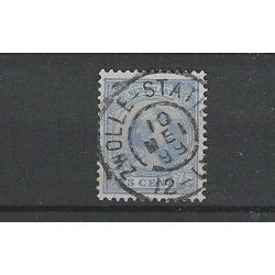 Nederland 35 Wilhelmina "ZWOLLE-STATION 1899" grootrond VFU/gebr CV  5+ €
