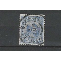 Nederland 35 Wilhelmina "UTRECHT-BOKSTEL 1898" grootrond VFU/gebr CV  15+ €
