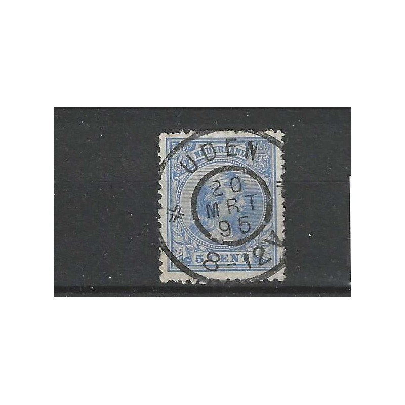 Nederland 35 Wilhelmina "UDEN 1895" grootrond VFU/gebr CV 15+ € Nederland 35 Wilhelmina "UDEN 1895" grootrond VFU/gebr CV 15+ €