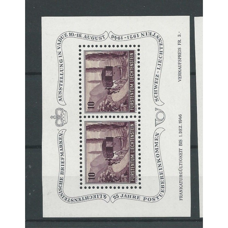 Liechtenstein BLOCK 4 MNH/postfris CV 55 € Liechtenstein BLOCK 4 MNH/postfris CV 55 €