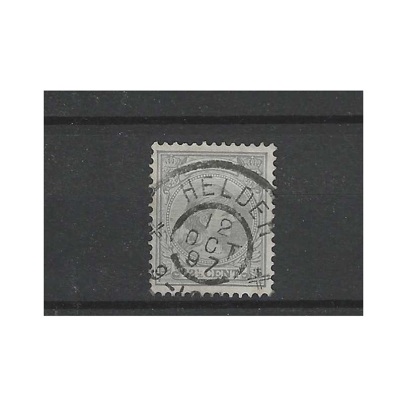 Nederland 38 Wilhelmina "HELDER 1897" grootrond VFU/gebr CV 3+ € Nederland 38 Wilhelmina "HELDER 1897" grootrond VFU/gebr CV 3+ €