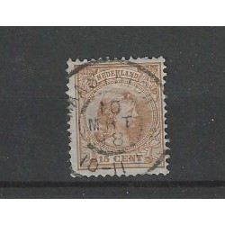 Nederland 39 Wilhelmina "MAASTRICHT  1898" grootrond VFU/gebr CV  8+ €