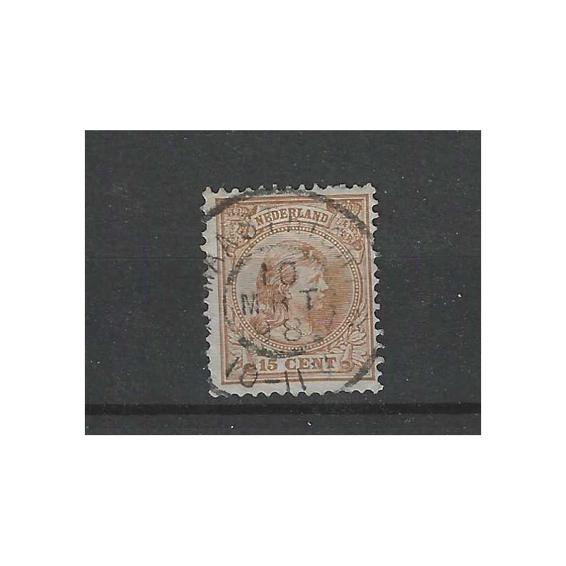 Nederland 39 Wilhelmina "MAASTRICHT 1898" grootrond VFU/gebr CV 8+ € Nederland 39 Wilhelmina "MAASTRICHT 1898" grootrond VFU/gebr CV 8+ €