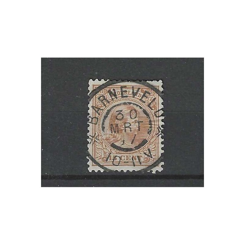 Nederland 39 Wilhelmina "BARNEVELD 1897" grootrond VFU/gebr CV 9+ € Nederland 39 Wilhelmina "BARNEVELD 1897" grootrond VFU/gebr CV 9+ €