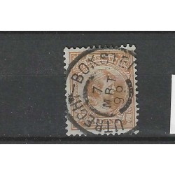 Nederland 39 Wilhelmina "UTRECHT-BOKSTEL 1899" grootrond VFU/gebr CV  21+ €