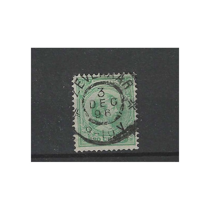 Nederland 40 Wilhelmina "ZEVENAAR 1896" grootrond VFU/gebr CV 6+ € Nederland 40 Wilhelmina "ZEVENAAR 1896" grootrond VFU/gebr CV 6+ €