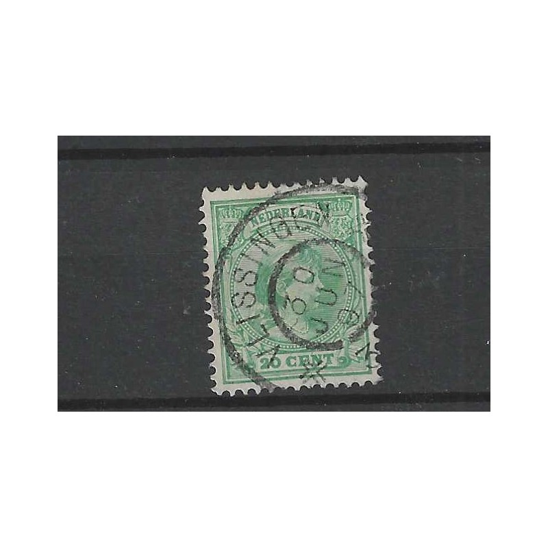 Nederland 40 Wilhelmina "VLISSINGEN 1897" grootrond VFU/gebr CV 5+ € Nederland 40 Wilhelmina "VLISSINGEN 1897" grootrond VFU/gebr CV 5+ €