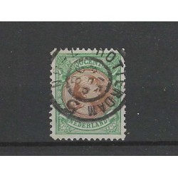 Nederland 45 Wilhelmina "ROTTERDAM-5 1898" grootrond VFU/gebr CV  45+ €