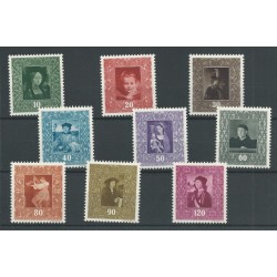 Liechtenstein  268-276  Gemälde  MNH/postfris  CV 80 €