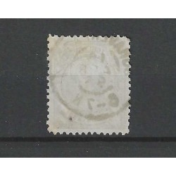 Nederland 46 Wilhelmina "GRAVENHAGE-1 1898" grootrond VFU/gebr CV  50+ €