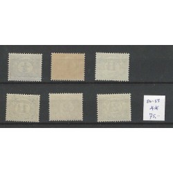 Nederland 50-55 Cijfer  MNH/postfris  CV  75 €