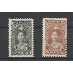 Curacao 75-81 Wilhelmina 1923  MNH/postfris  CV 725 €