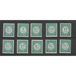 Curacao P35-43 Port MNH/postfris  CV 342 €
