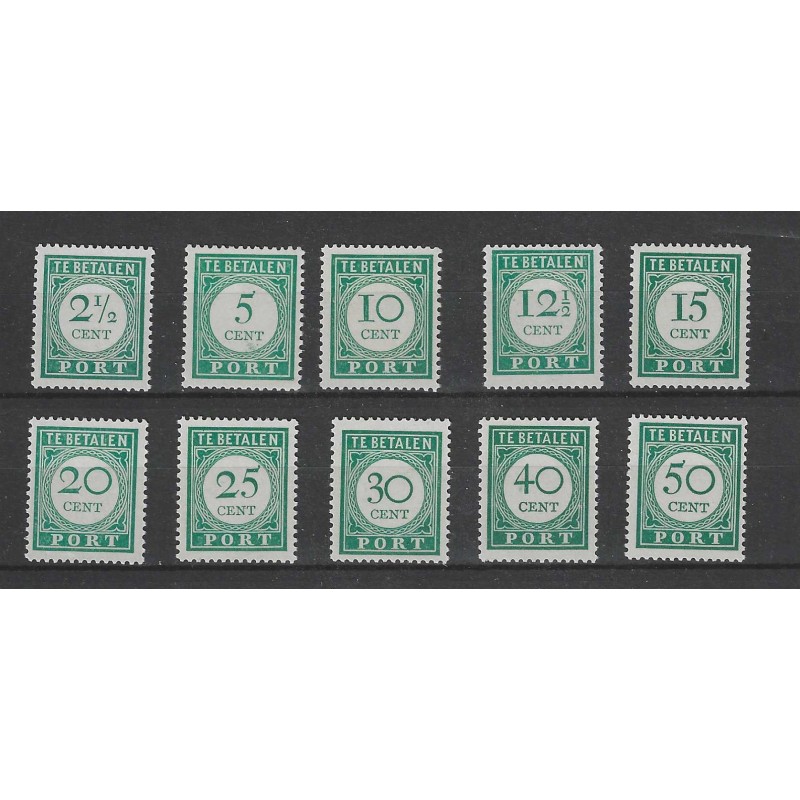 Curacao P35-43 Port MNH/postfris CV 342 € Curacao P35-43 Port MNH/postfris CV 342 €
