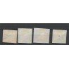 Curacao 71/71a/72/72a Hulpzegels VFU/gebr  CV 40 €