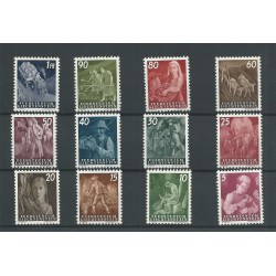 Liechtenstein  289-300 Landarbeit MNH/postfris  CV 180 €