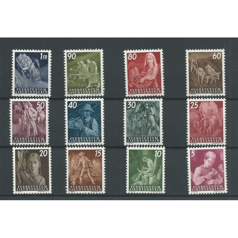 Liechtenstein 289-300 Landarbeit MNH/postfris CV 180 € Liechtenstein 289-300 Landarbeit MNH/postfris CV 180 €