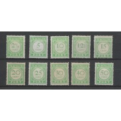 Curacao  P21-30  Port  1915 set  MH/ongebr CV 16 €