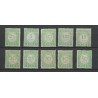 Curacao  P21-30  Port  1915 set  MH/ongebr CV 16 €