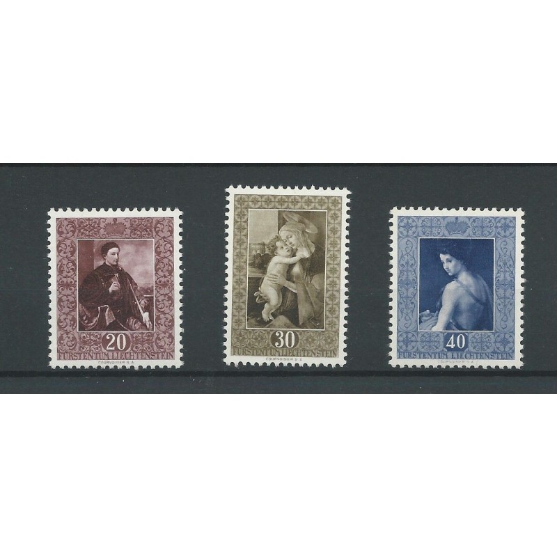 Liechtenstein 306-308 Gemälde MNH/postfris CV 140 € Liechtenstein 306-308 Gemälde MNH/postfris CV 140 €