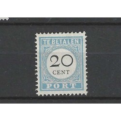 Nederland P10D-III port 1881  MNH/postfris  CV 250 € PRACHT !!