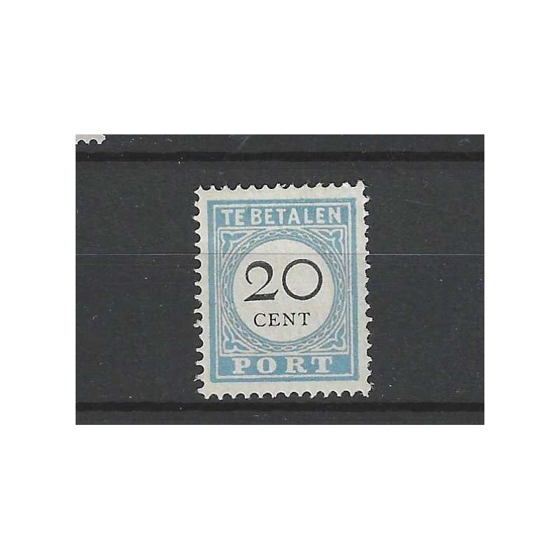 Nederland P10D-III port 1881  MNH/postfris  CV 250 € PRACHT !!